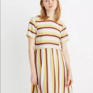 ❗️3/$12❗️Madewell striped scoop back dress